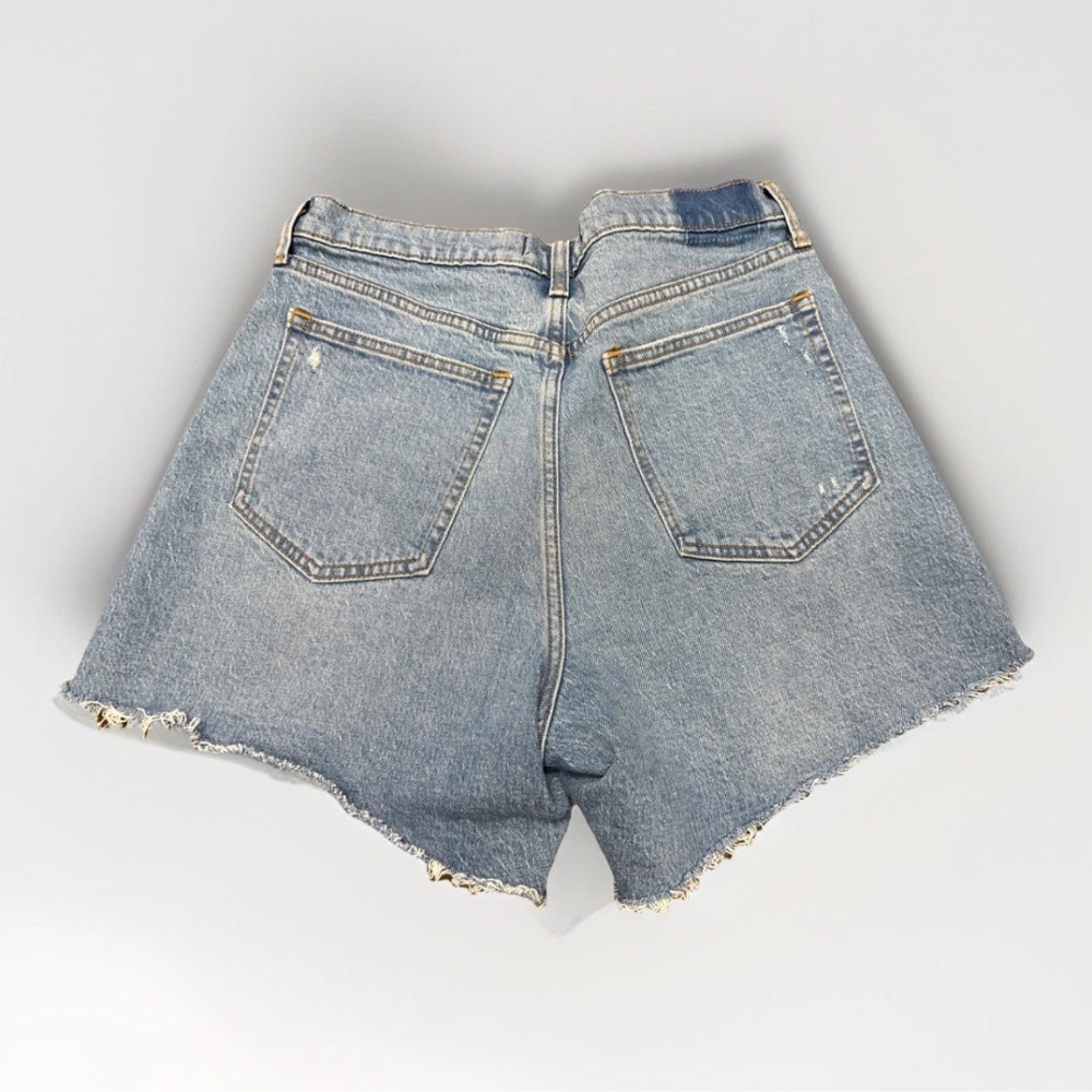 Abercrombie & Fitch The Dad Short High Rise Cut Off Women’s Sz 30/10 - Picture 2 of 3